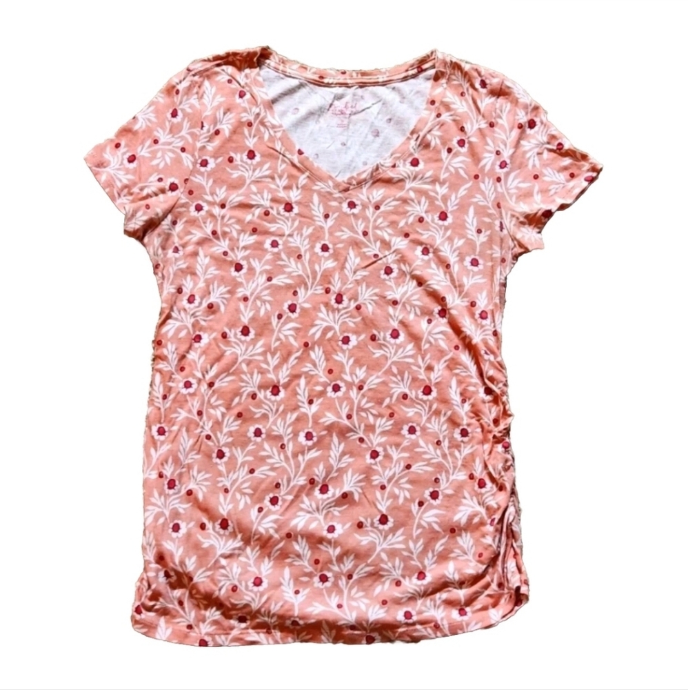Isabel Maternity by Ingrid and Isabel  Size M Color coral and maroon floral